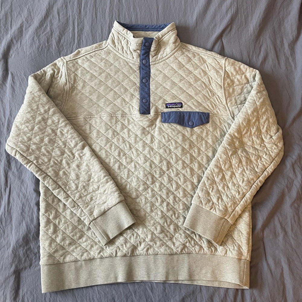 Patagonia Men’s Organic Cotton Quilted Snap-T Pullover (Sz. Large)